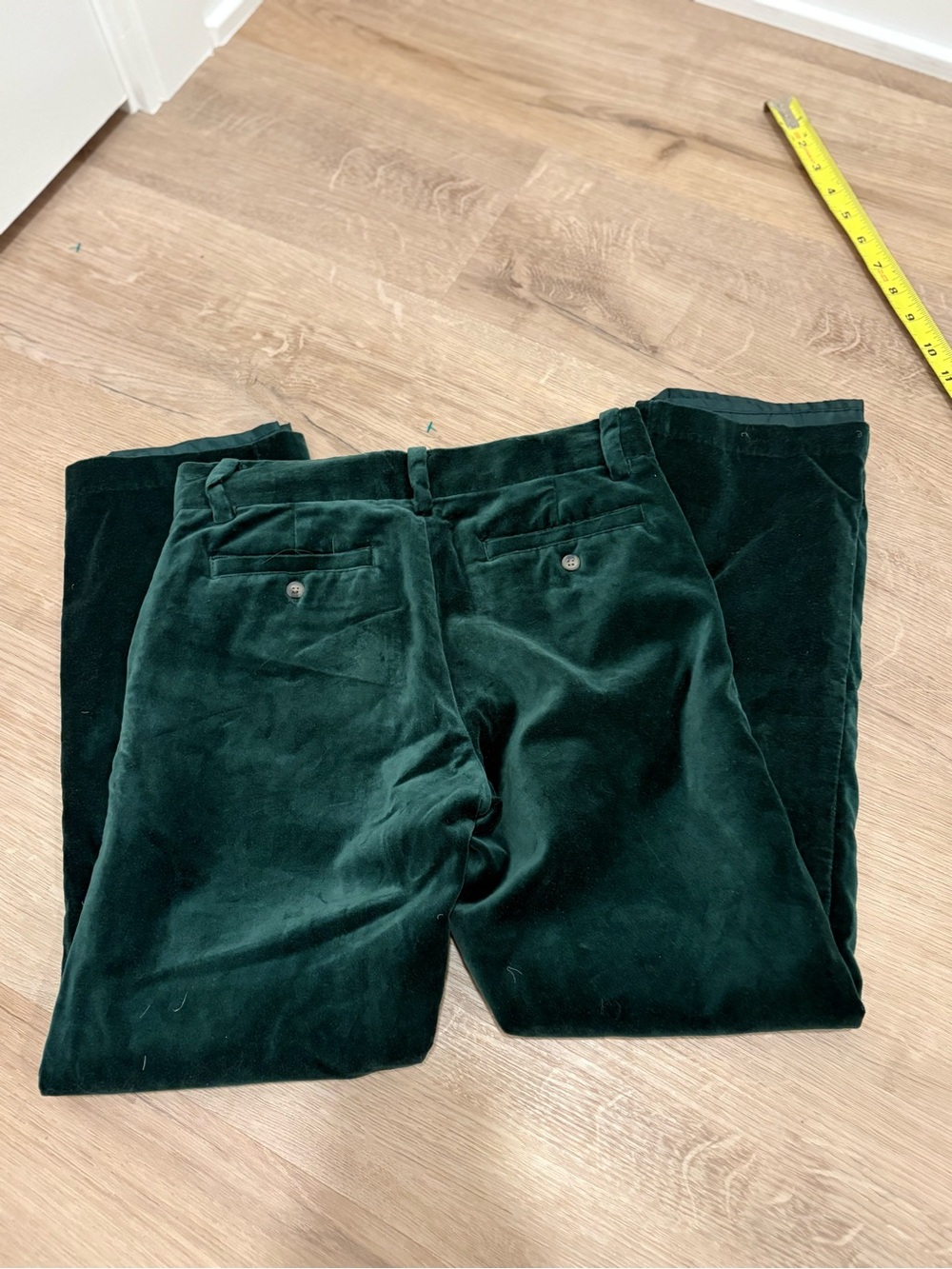 Janie and Jack The Velvet Party Blazer and Pants In Pine Green Size 8 - Picture 6 of 14
